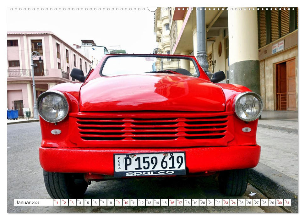 Lust auf LLOYD - Ein Kult-Auto der Fünfziger Jahre in Kuba (CALVENDO Wandkalender 2027)