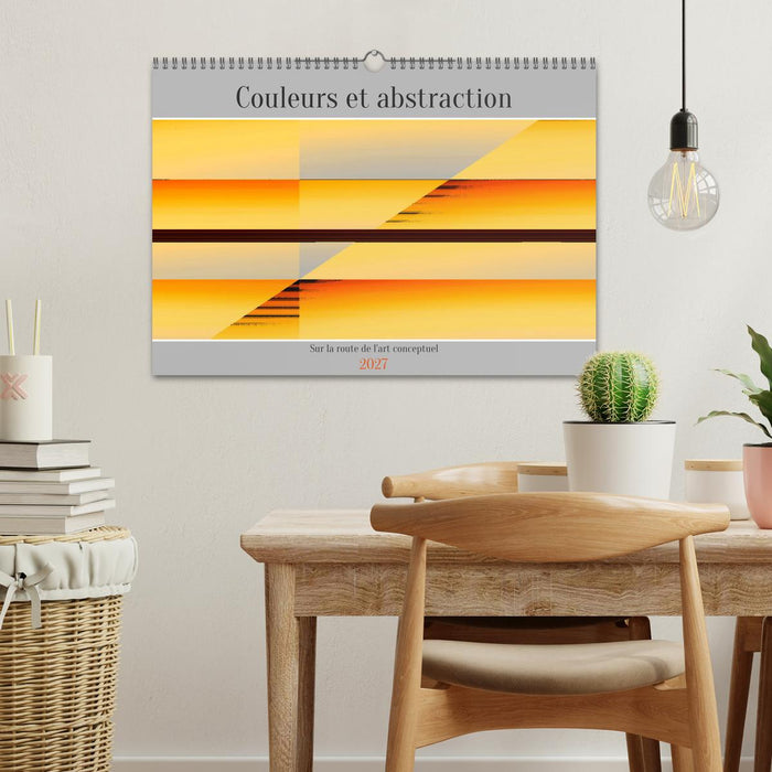 Couleurs et abstraction (CALVENDO Calendrier mensuel 2027)