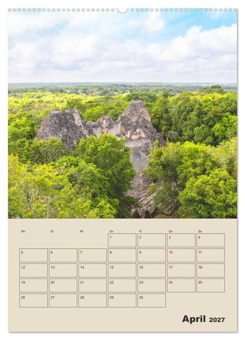 Mexiko Yucatán Terminplaner (CALVENDO Premium Wandkalender 2027)