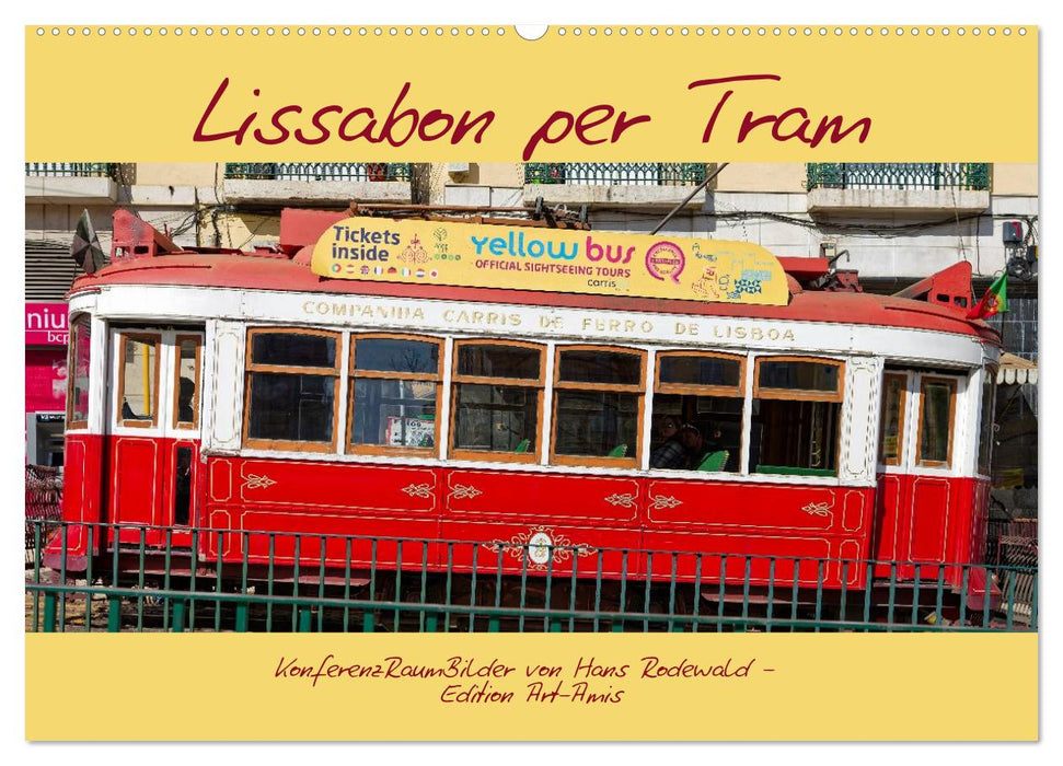 Lissabon per Tram (CALVENDO Wandkalender 2027)