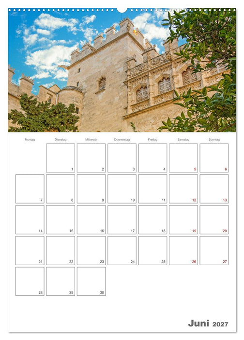 Valencia - Reiseplaner (CALVENDO Wandkalender 2027)