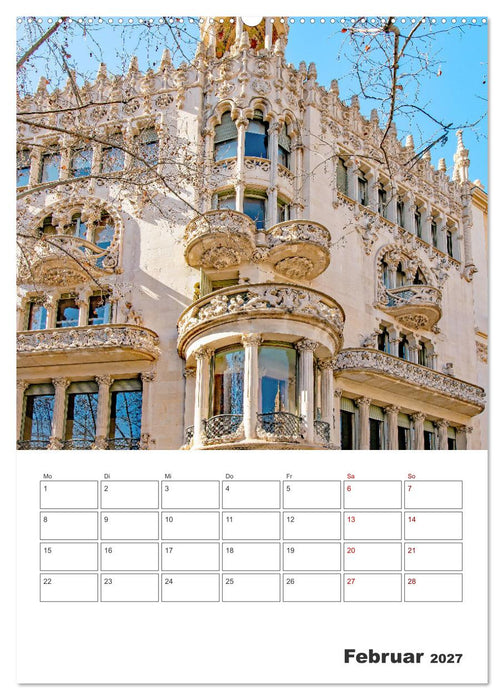 Barcelona - Urlaubsplaner (CALVENDO Wandkalender 2027)
