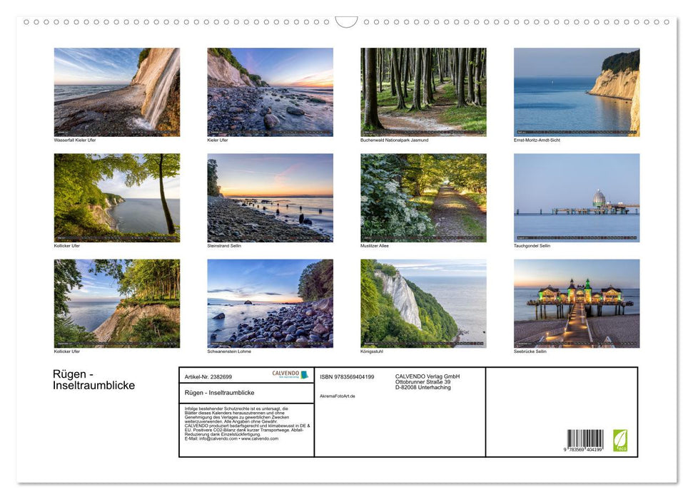 Rügen - Inseltraumblicke (CALVENDO Wandkalender 2027)
