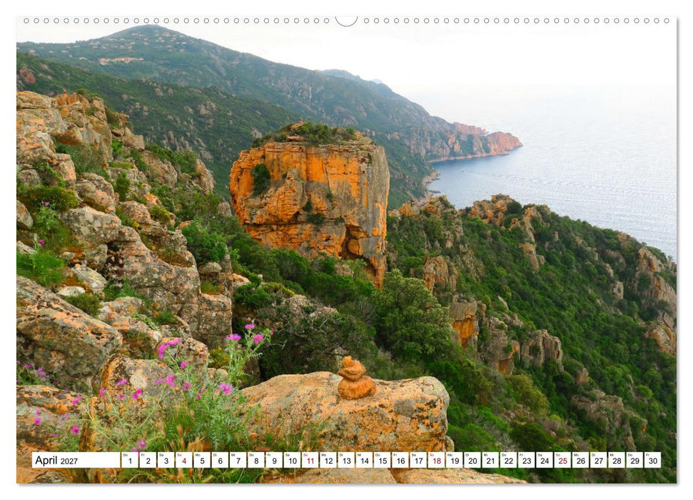 Urlaub Freiheit Korsika - fabelhafte Eindrücke der Mittelmeerinsel (CALVENDO Wandkalender 2027)