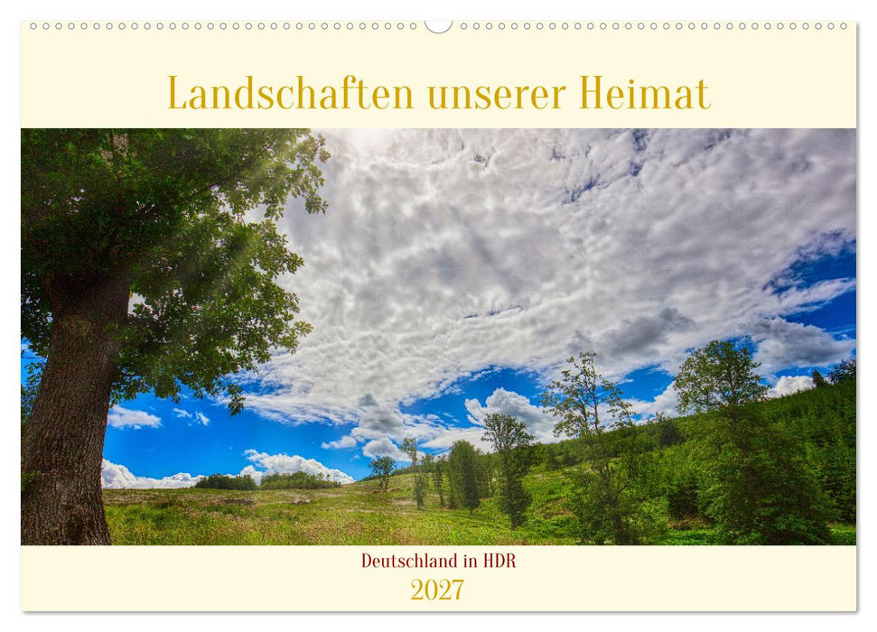 Landschaften unserer Heimat (CALVENDO Wandkalender 2027)
