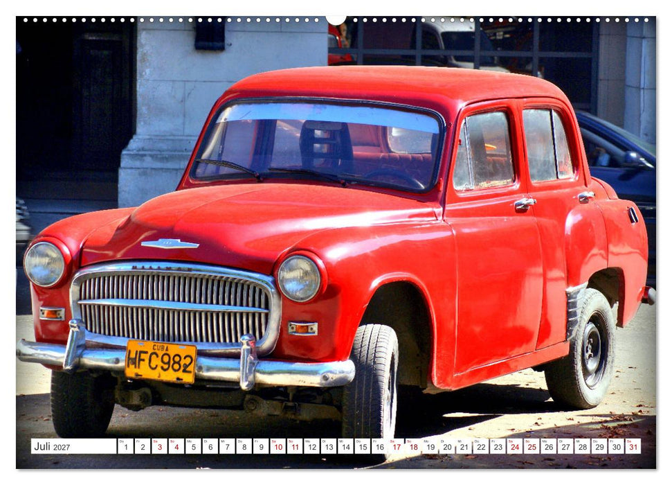Auto-Legende Hillman - Eine britische Traditionsmarke in Kuba (CALVENDO Premium Wandkalender 2027)