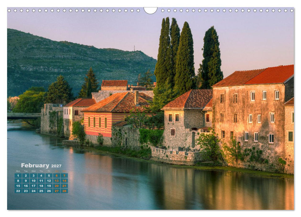 Bosnia and Herzegovina Romantic heart of the Balkans (CALVENDO Monthly Calendar 2027)