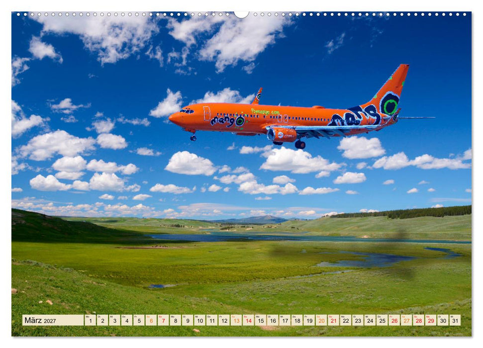 Flugzeuge - ab in den Urlaub (CALVENDO Wandkalender 2027)