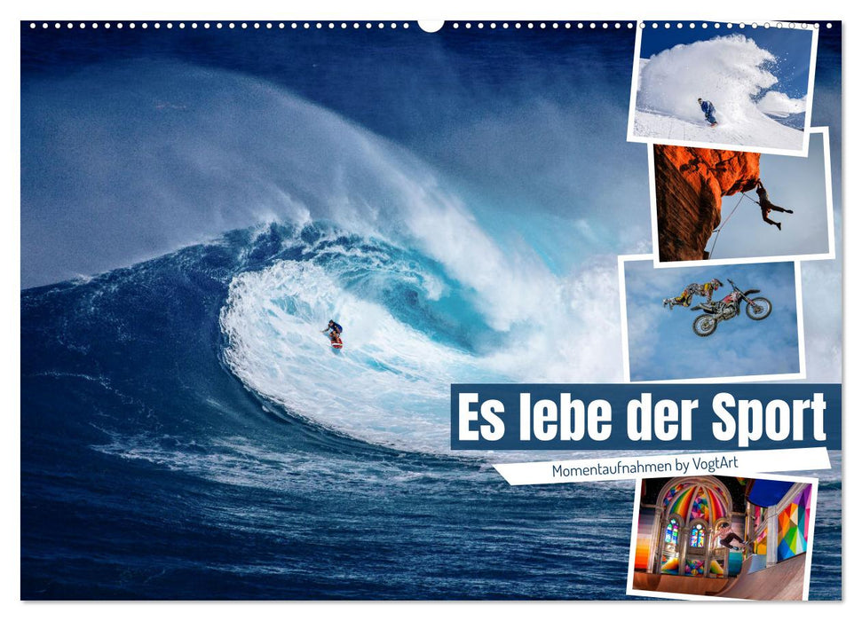 Es lebe der Sport - Momentaufnahmen by VogtArt (CALVENDO Wandkalender 2027)