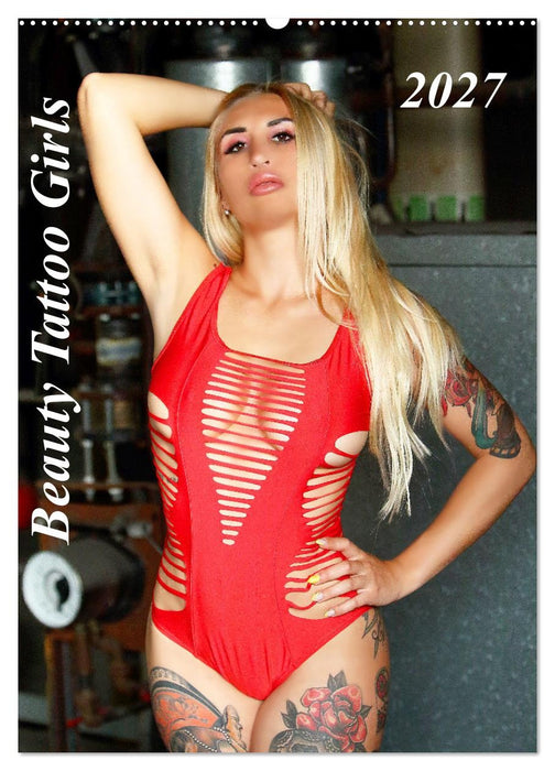 Beauty Tattoo Girls 2027 (CALVENDO Wandkalender 2027)