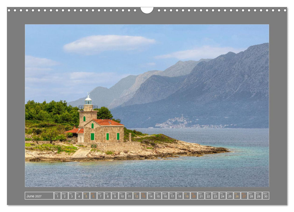 Croatia Dreamland on the Adriatic Sea (CALVENDO Monthly Calendar 2027)