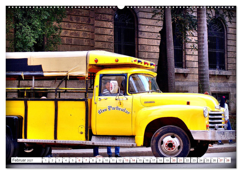 CHEVY POWER - Amerikanische Pickup Trucks in Kuba (CALVENDO Wandkalender 2027)