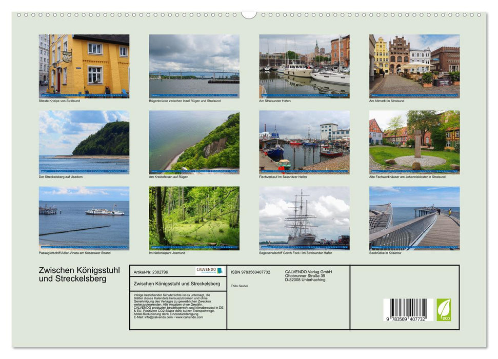 Zwischen Königsstuhl und Streckelsberg (CALVENDO Premium Wandkalender 2027)