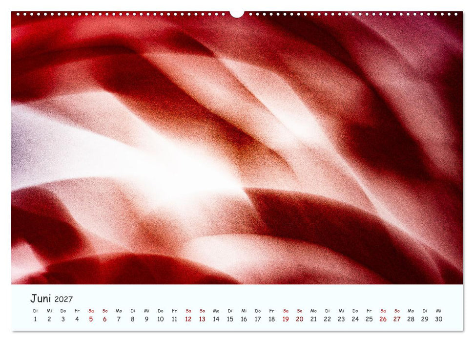 Farbgrafik - Die Schönheit der abstrakten Fotografie (CALVENDO Premium Wandkalender 2027)