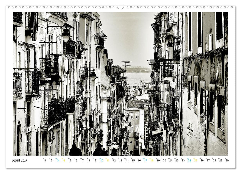 Lissabon One Day (CALVENDO Premium Wandkalender 2027)