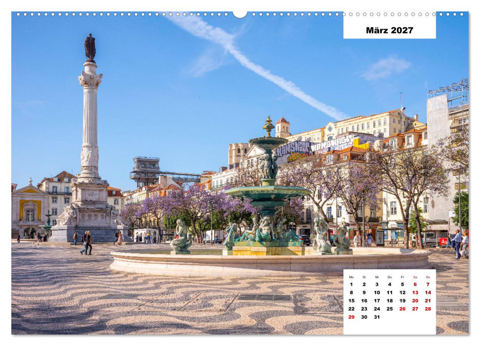 Lissabon - Eine Metropole, die vielseitiger kaum sein kann. (CALVENDO Wandkalender 2027)