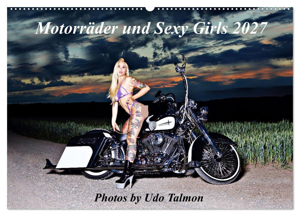 Motorräder und Sexy Girls (CALVENDO Wandkalender 2027)