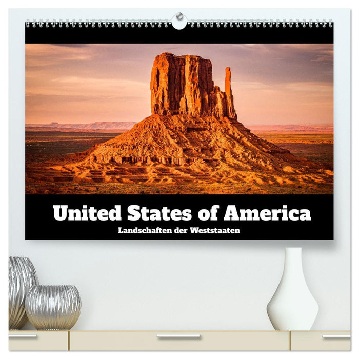 USA: Landschaften der Weststaaten (CALVENDO Premium Wandkalender 2027)