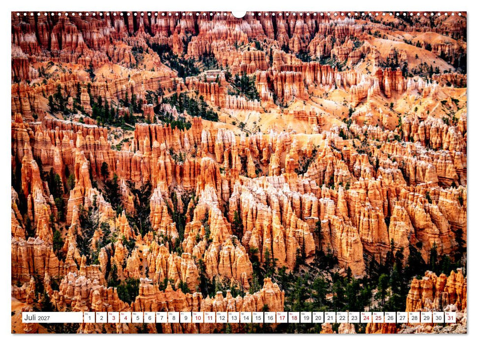 USA: Landschaften der Weststaaten (CALVENDO Premium Wandkalender 2027)