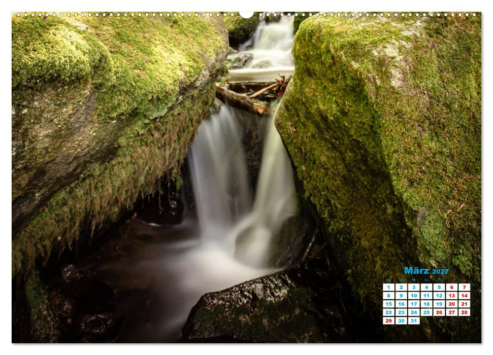 Wasserfall im Bühlertal (CALVENDO Wandkalender 2027)