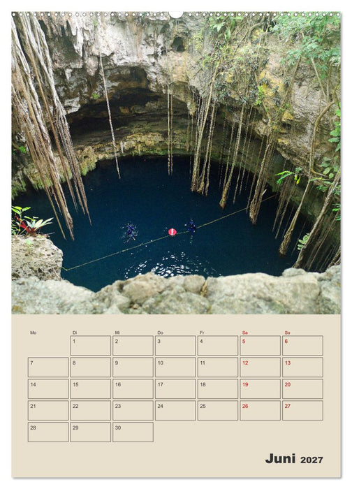 Mexiko Yucatán Terminplaner (CALVENDO Wandkalender 2027)