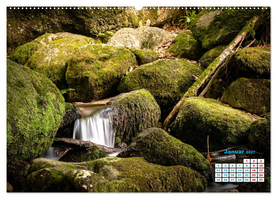 Wasserfall im Bühlertal (CALVENDO Premium Wandkalender 2027)
