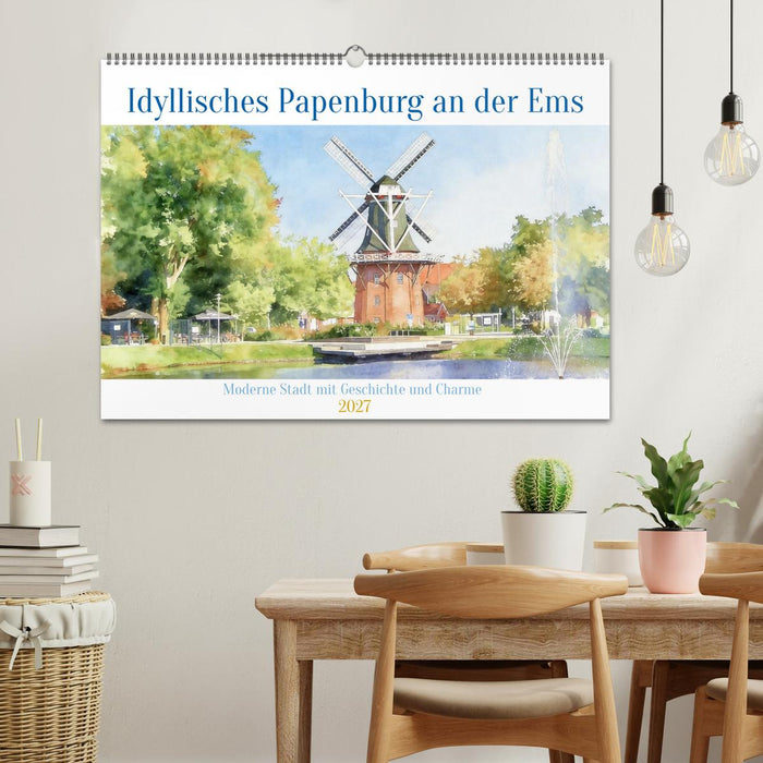Idyllisches Papenburg an der Ems (CALVENDO Wandkalender 2027)