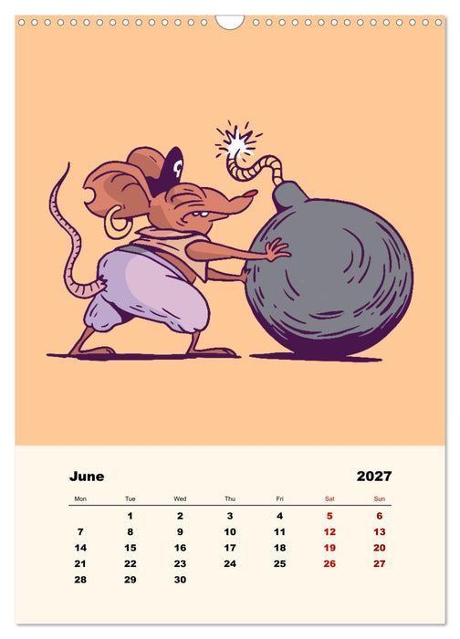 The Funny Pirates (CALVENDO Monthly Calendar 2027)