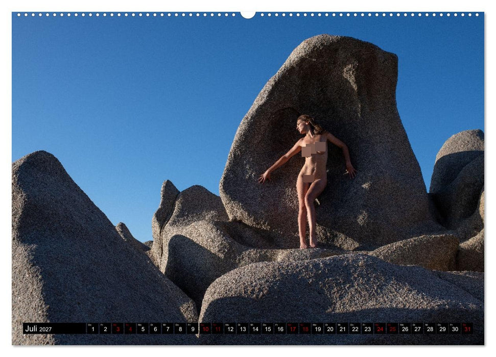 Sardinien - Landschaftsaktbilder am Meer (CALVENDO Premium Wandkalender 2027)