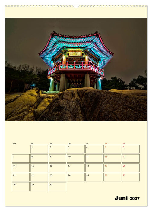 Südkorea - Tradition und Hightech (CALVENDO Premium Wandkalender 2027)