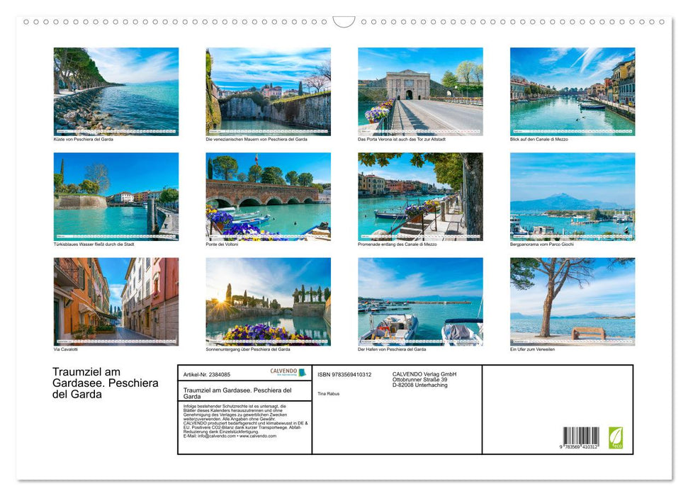 Traumziel am Gardasee. Peschiera del Garda (CALVENDO Wandkalender 2027)