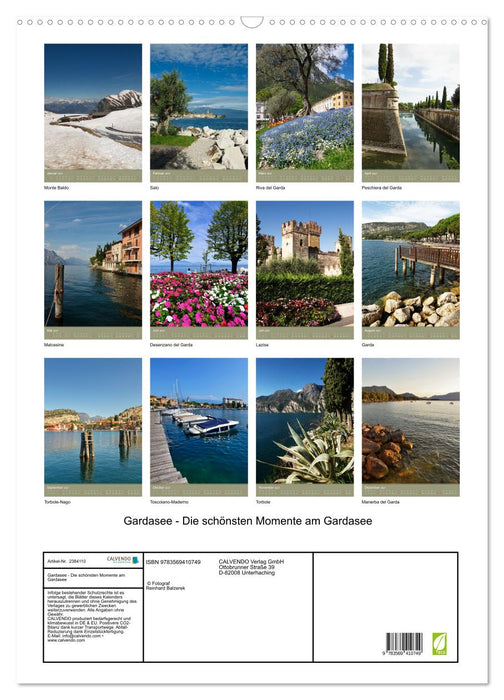 Gardasee - Die schönsten Momente am Gardasee (CALVENDO Wandkalender 2027)