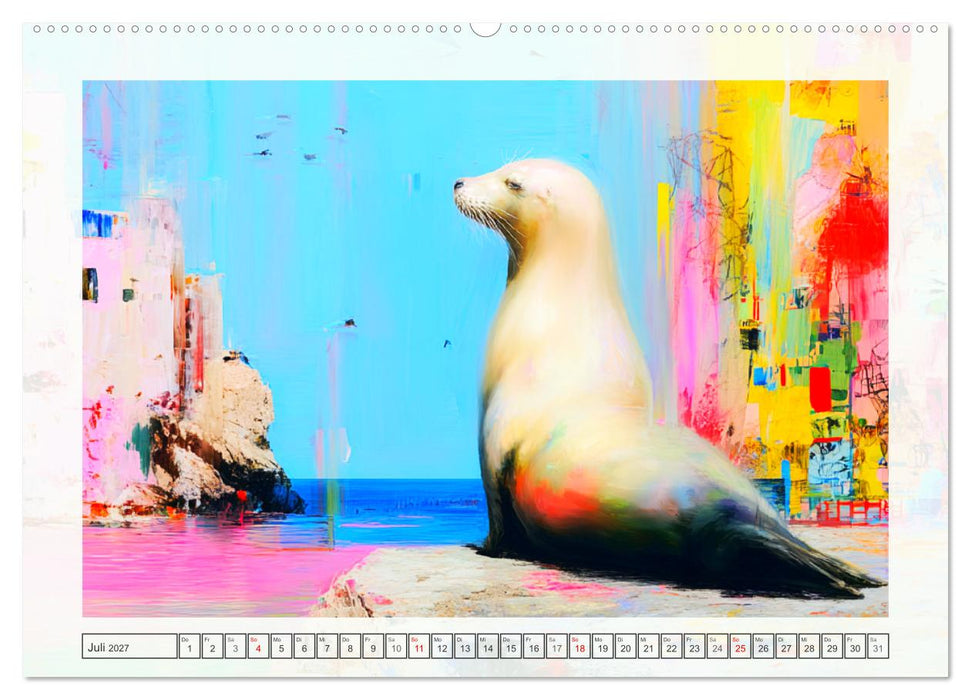 Morgengruß der Farben. Neo-Impressionistische Momente (CALVENDO Premium Wandkalender 2027)