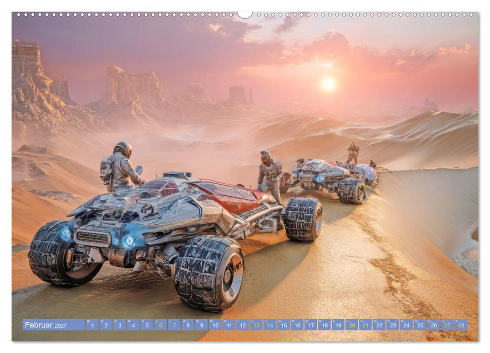 Science-Fiction - Kosmische Abenteuer (CALVENDO Wandkalender 2027)