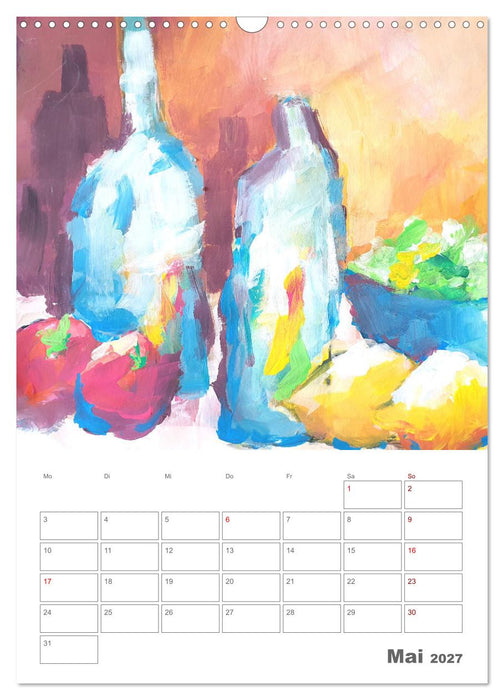 Oase der Stille - Ruhe finden in malerischen Stillleben (CALVENDO Wandkalender 2027)