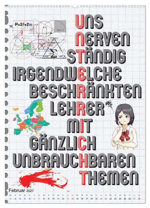 Schüler-Sprüche (CALVENDO Wandkalender 2027)