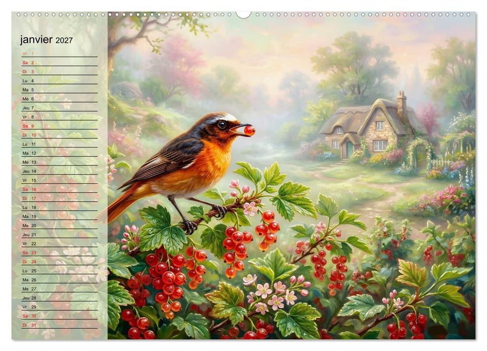 Le festin du verger (CALVENDO Calendrier supérieur 2027)