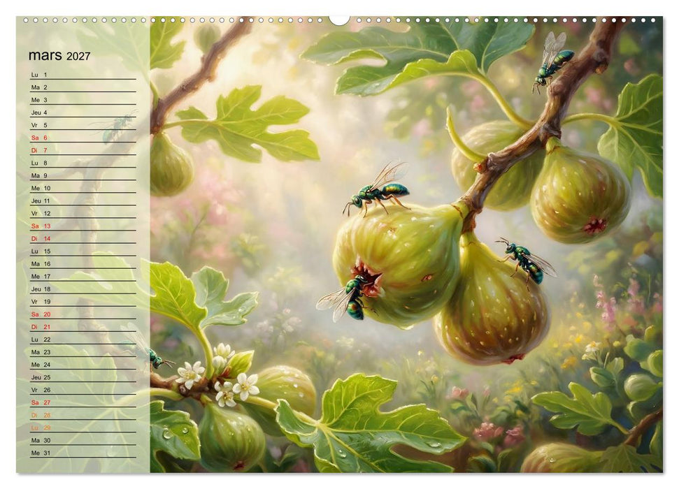 Le festin du verger (CALVENDO Calendrier supérieur 2027)