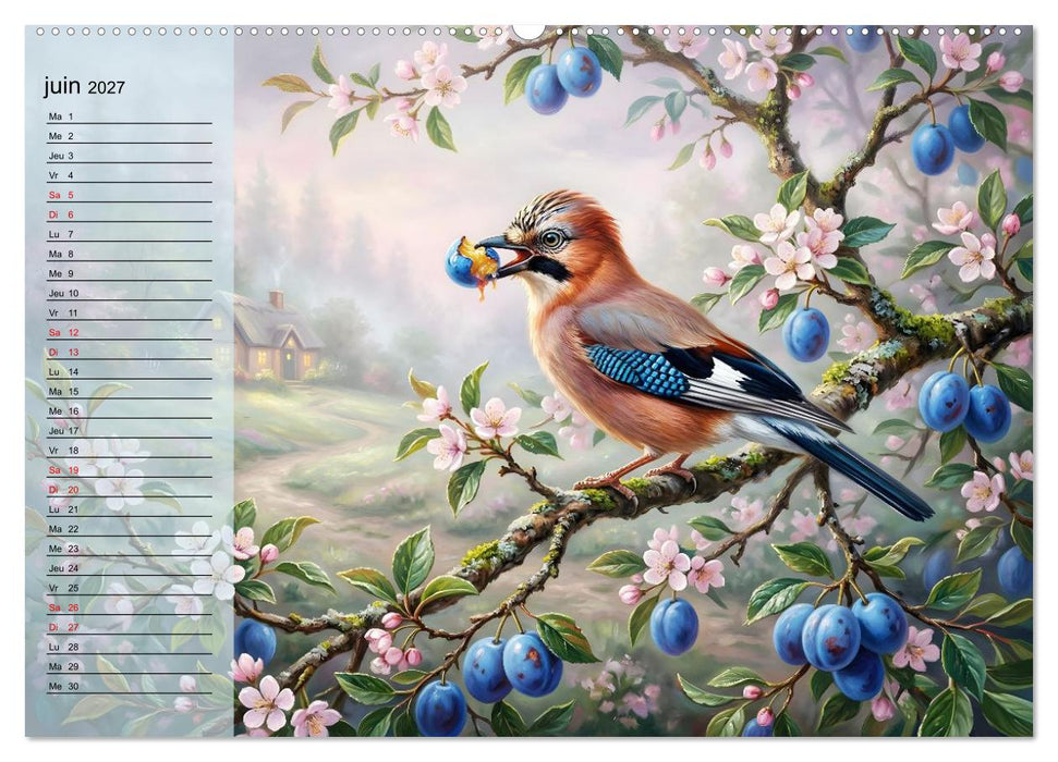 Le festin du verger (CALVENDO Calendrier supérieur 2027)