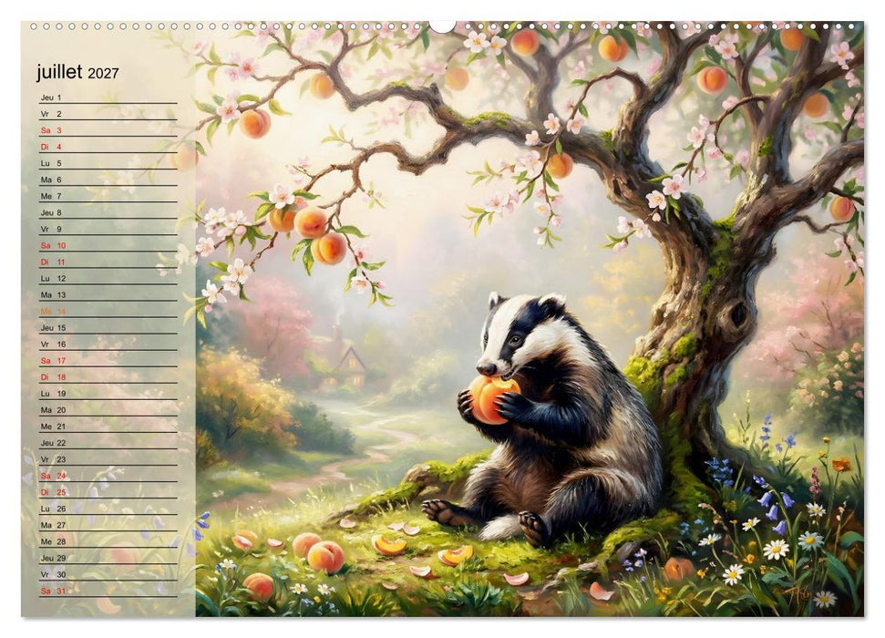 Le festin du verger (CALVENDO Calendrier supérieur 2027)