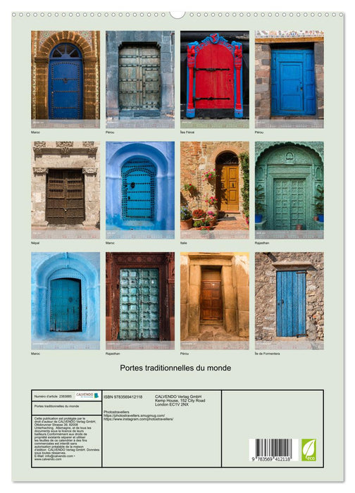 Portes traditionnelles du monde (CALVENDO Calendrier supérieur 2027)
