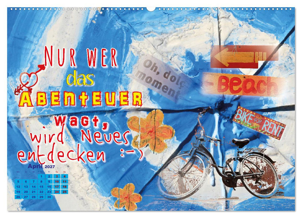 Es ist mal wieder Zeit für ein Abenteuer (CALVENDO Premium Wandkalender 2027)