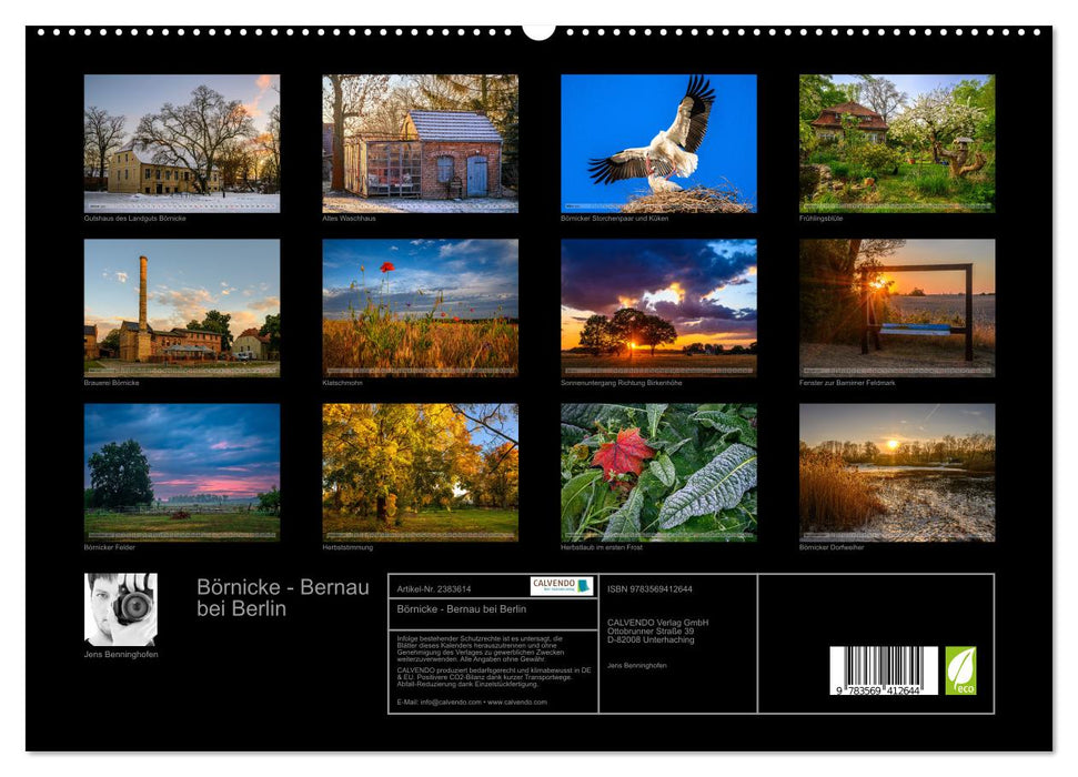 Börnicke - Bernau bei Berlin (CALVENDO Premium Wandkalender 2027)