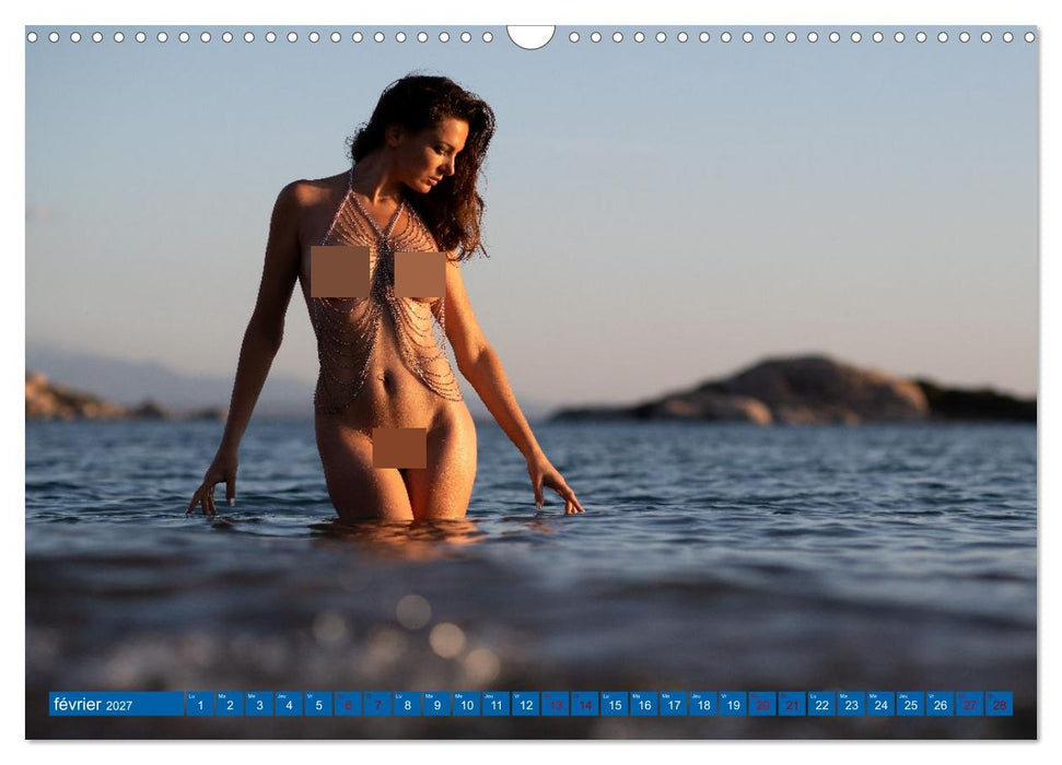 Sardaigne - Les paysages et le nu (CALVENDO Calendrier mensuel 2027)