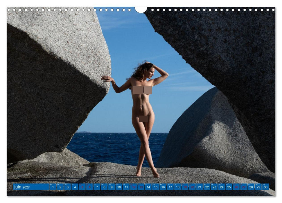 Sardaigne - Les paysages et le nu (CALVENDO Calendrier mensuel 2027)