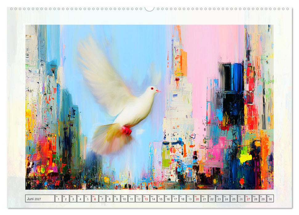 Morgengruß der Farben. Neo-Impressionistische Momente (CALVENDO Wandkalender 2027)