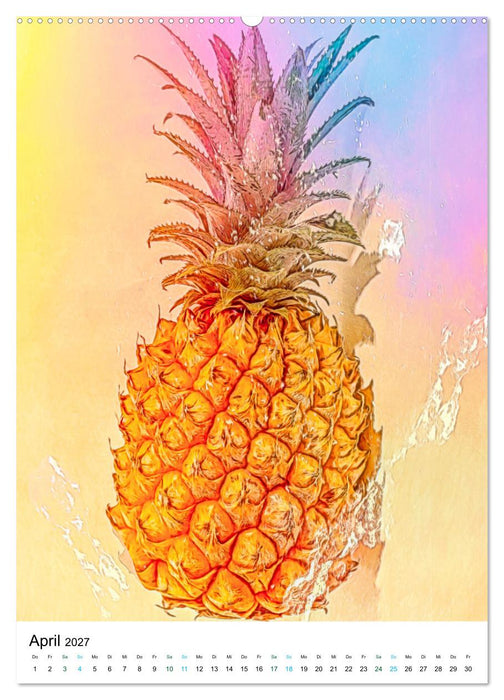 Sommerglück - Artwork (CALVENDO Premium Wandkalender 2027)