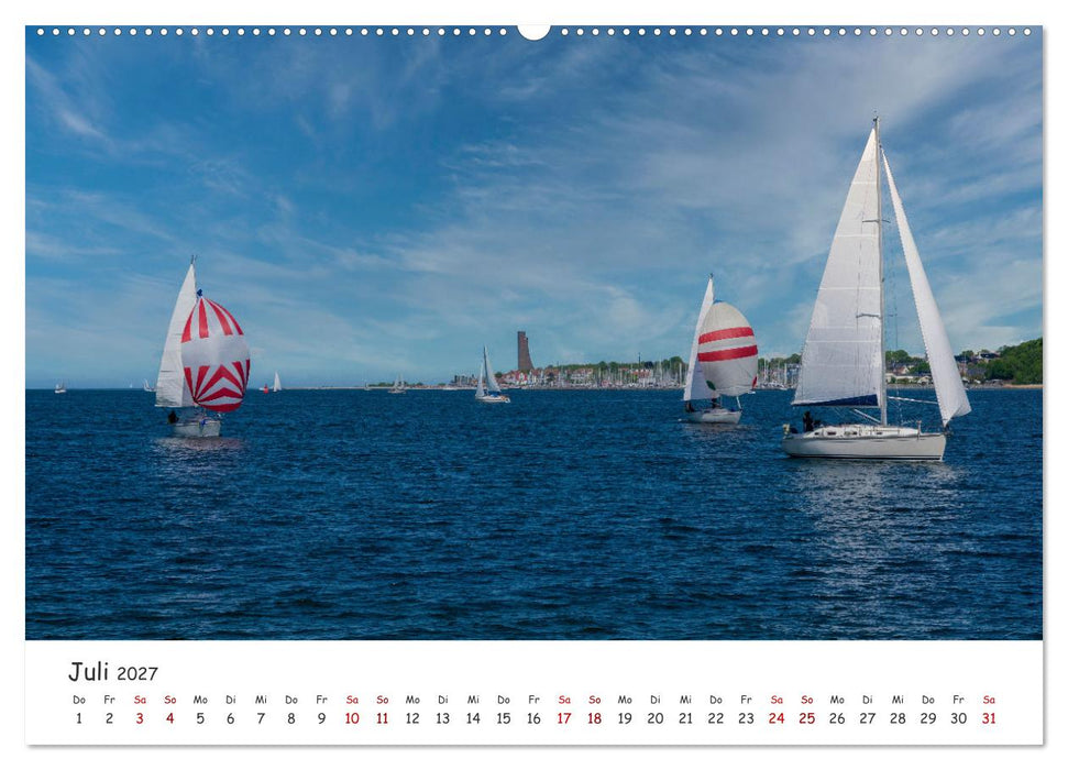 Kieler Förde genießen (CALVENDO Premium Wandkalender 2027)