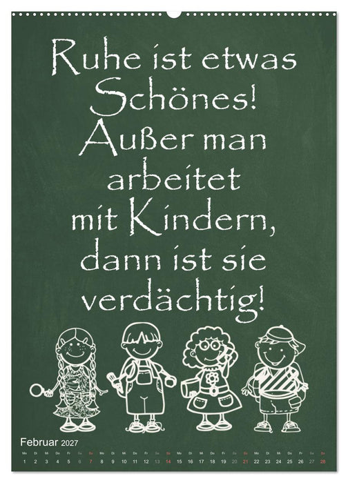 Coole Lehrersprüche (CALVENDO Premium Wandkalender 2027)