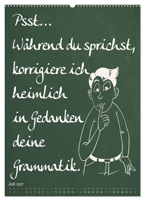 Coole Lehrersprüche (CALVENDO Premium Wandkalender 2027)